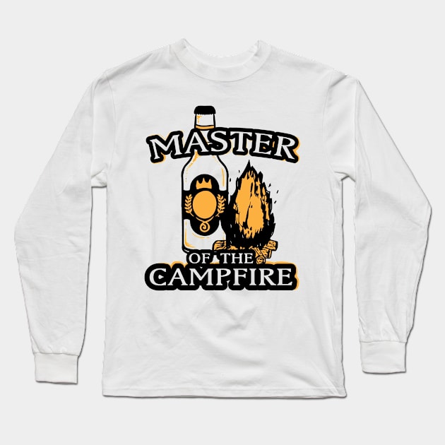 Master Of The Campfire Camping Long Sleeve T-Shirt by chrizy1688